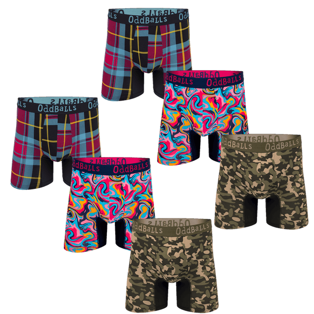 Timeless Bundle - Mens Bamboo Boxer Shorts 6 Pack