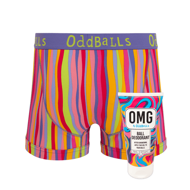 Tutti Booty - Mens Boxer Briefs & Ball Deodorant Bundle