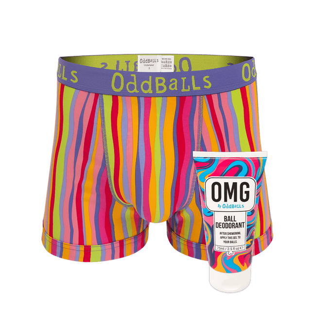 Tutti Booty - Mens Boxer Briefs & Ball Deodorant Bundle