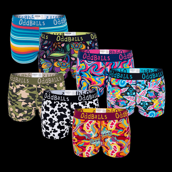 Valentines Bundle - Ladies Boxer Shorts 7 Pack Bundle