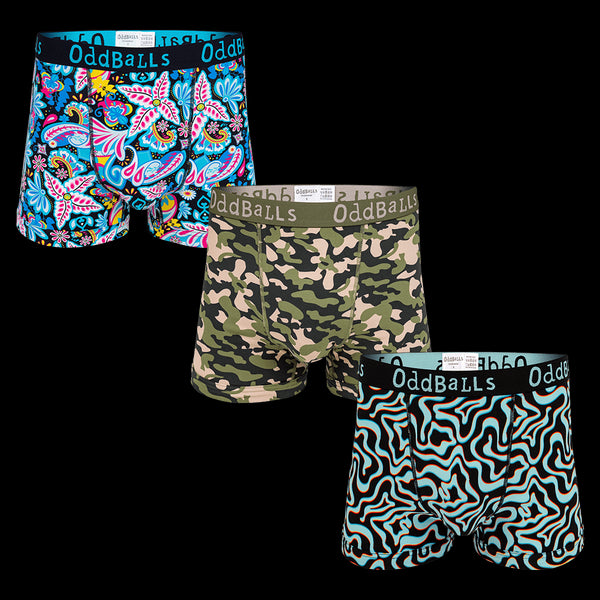 Vibrant Bundle - Mens Boxer Shorts 3 Pack