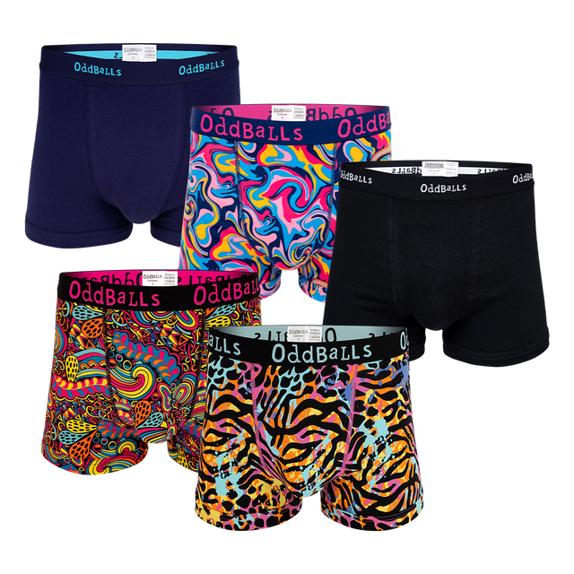 Weekday Bundle - Mens Boxer Briefs 5 Pack Bundle