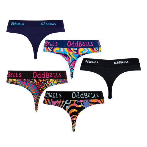 Weekday Bundle - Ladies Thong 5 Pack Bundle