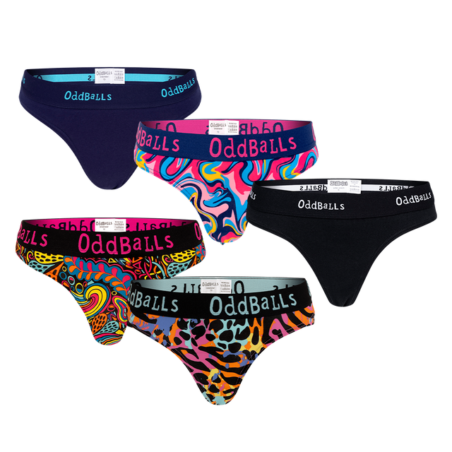 Weekday Bundle - Ladies Thong 5 Pack Bundle