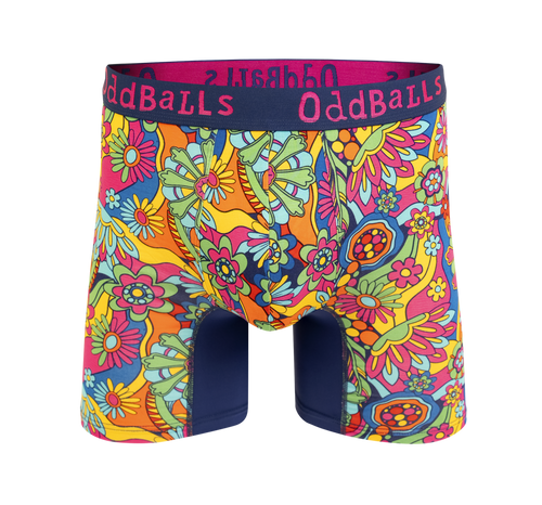 Wildflower - Mens Bamboo Boxer Shorts