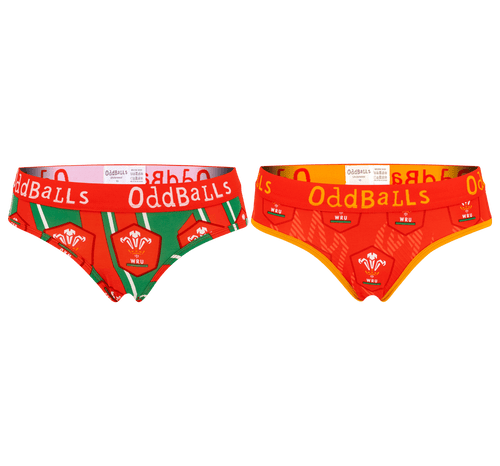 Welsh Rugby Union Bundle - Damen Slips 2er-Pack