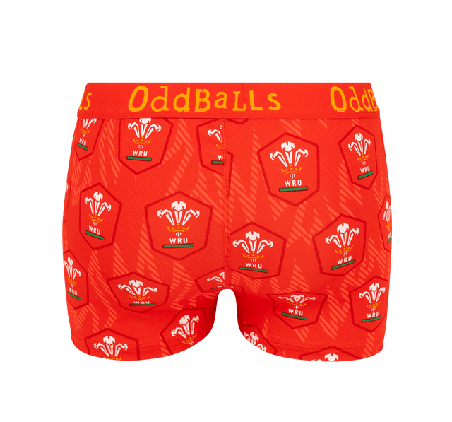 Welsh Rugby Union Flames - Ladies Boxers