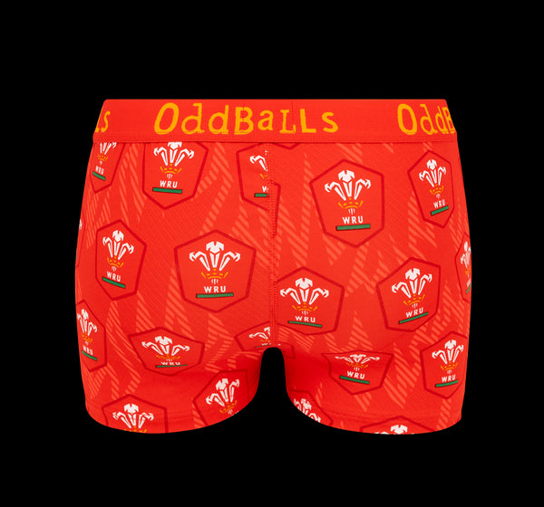 Welsh Rugby Union Bundle - Ladies Boxer Shorts 2 Pack Bundle