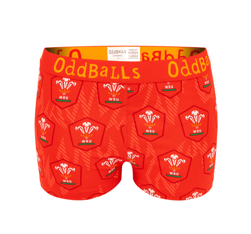 Welsh Rugby Union Flames - Ladies Boxers