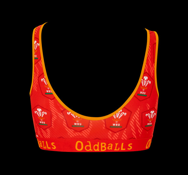 Welsh Rugby Union Flames - Ladies Bralette