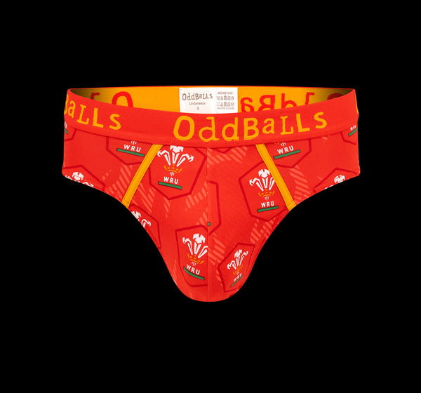 Welsh Rugby Union - Mens Briefs 2 Pack Bundle