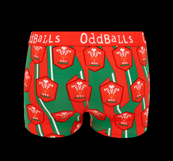 Welsh Rugby Union Bundle - Ladies Boxer Shorts 2 Pack Bundle