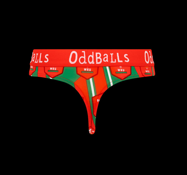 Welsh Rugby Union Alternate - Ladies Thong