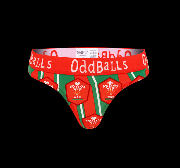 Welsh Rugby Union Bundle - Ladies Thong 2 Pack Bundle