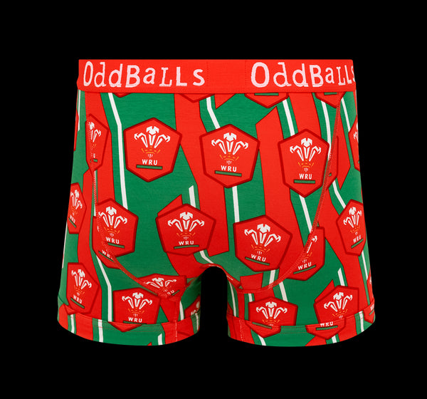 Welsh Rugby Union Alternate - Mens Boxer Shorts