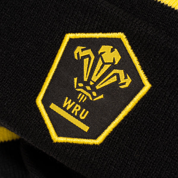 WRU Black Obble Hat - Bobble Hat