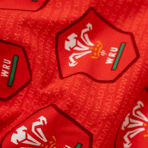 Womens Pyjamas - Welsh Rugby Union - Shorts & T-Shirt