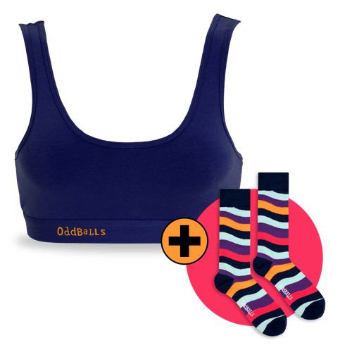 03 Month Pre-Paid: CLASSIC Subscription - Ladies Bralette & Socks Subscription