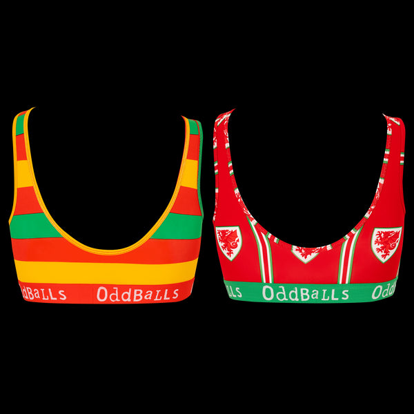 FA Wales Bundle - Ladies Bralette 2 Pack Bundle