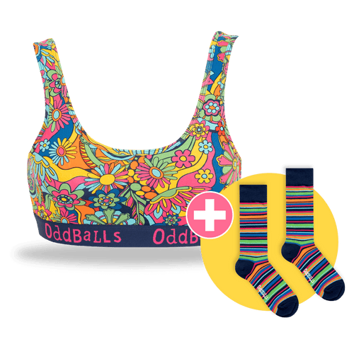 03 Month Pre-Paid: Ladies Bralette & Socks Subscription