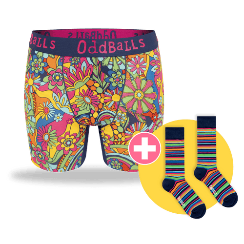 06 Month Pre-Paid: Ladies Bamboo Boxer Shorts & Free Socks - Monthly Subscription