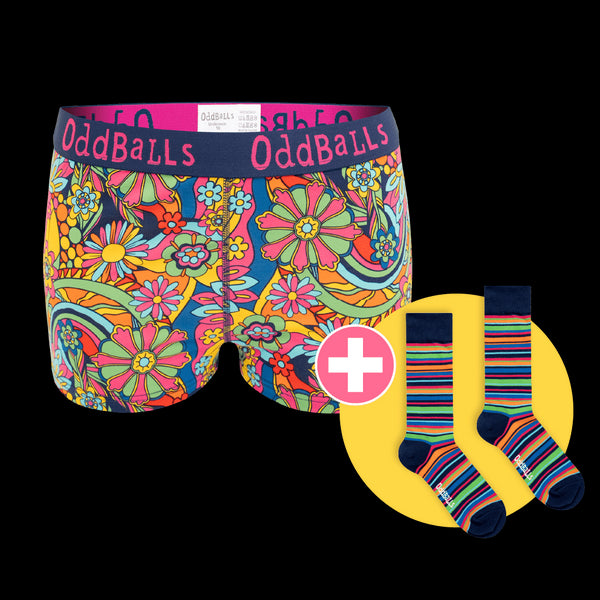 Ladies Boxer Shorts & Free Socks - Monthly Subscription