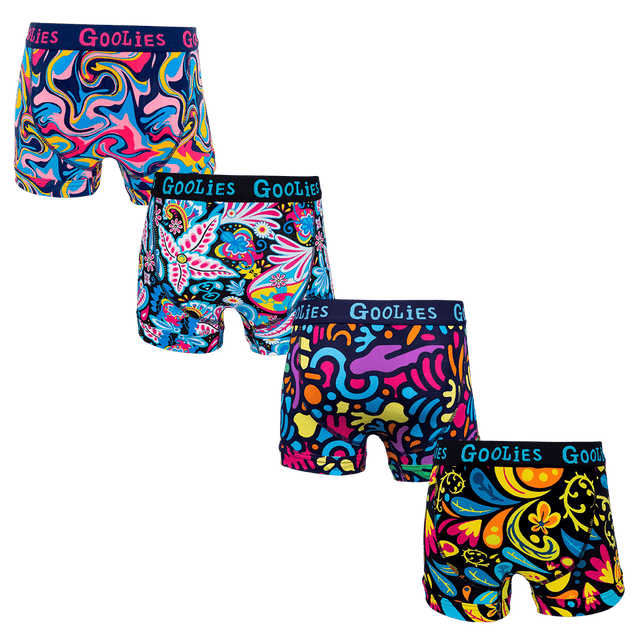 Wizz Bundle - Kids Boxer Shorts 4 Pack Bundle