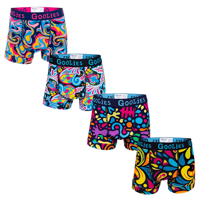 Wizz Bundle - Kids Boxer Shorts 4 Pack Bundle