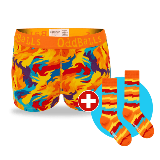 06 Month Pre-Paid: Ladies Boxer Briefs & Free Socks - Monthly Subscription [G2]