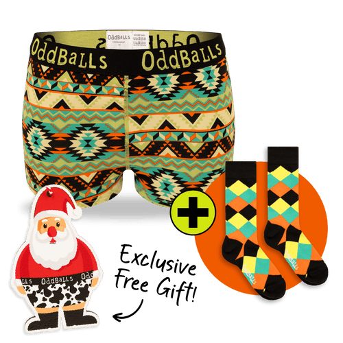 06 Month Pre-Paid: Ladies Boxer Shorts & Free Socks - Monthly Subscription [G2]