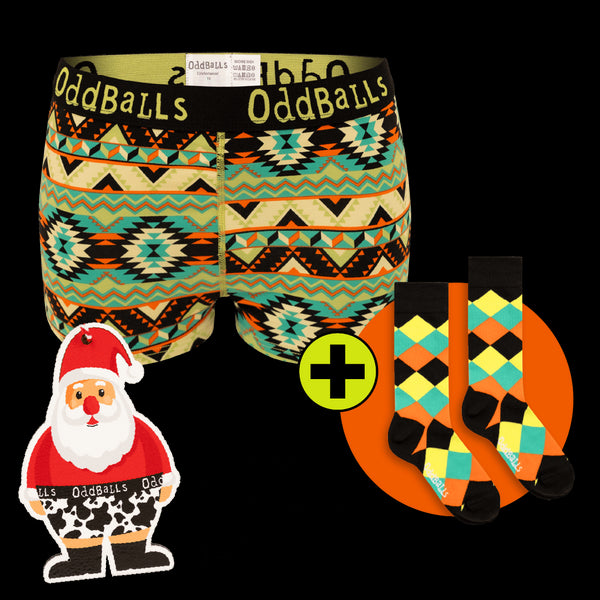 06 Month Pre-Paid: Ladies Boxer Shorts & Free Socks - Monthly Subscription [G2]