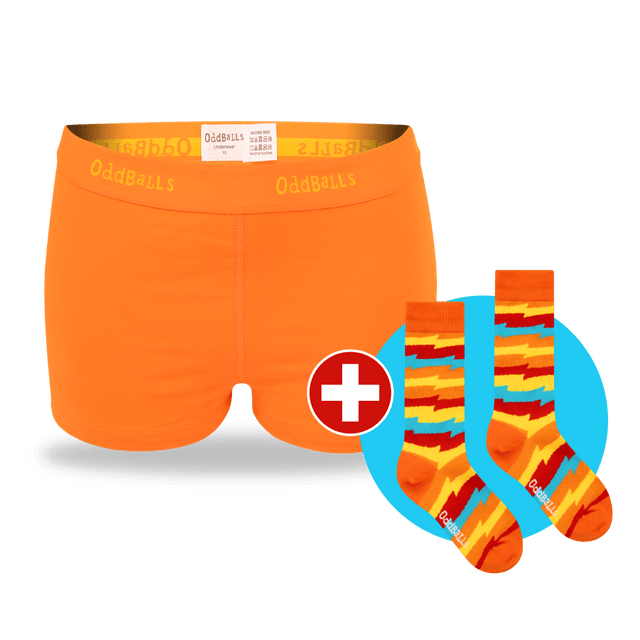 06 Month Pre-Paid: CLASSIC Subscription - Ladies Boxer Briefs & Free Socks - Monthly Subscription