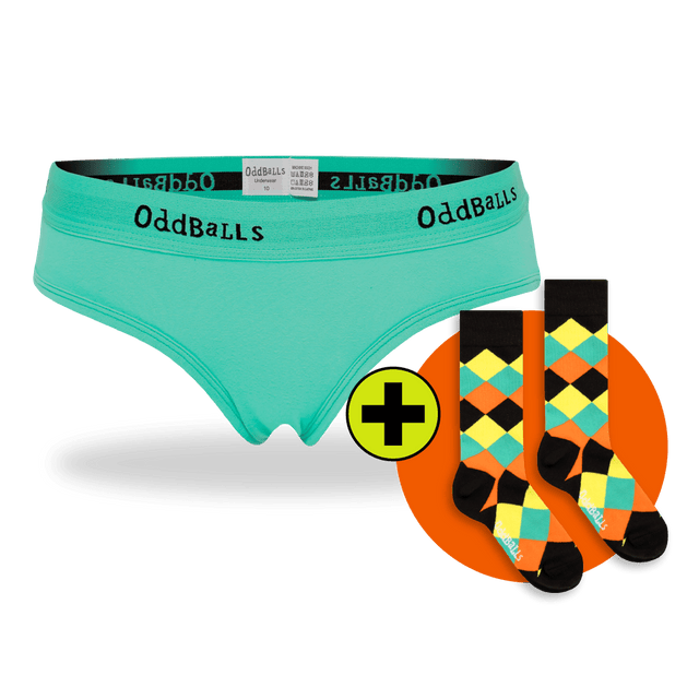 06 Month Pre-Paid: CLASSIC Subscription -  LADIES BRIEFS & Socks [G2]