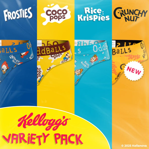 Kelloggs Variety Pack - Ladies Briefs 4 Pack