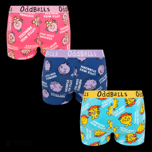 Little Miss Bundle - Ladies Boxer Shorts 3 Pack Bundle