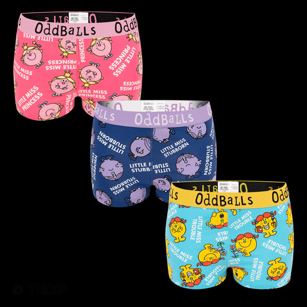 Little Miss Bundle - Ladies Boxer Shorts 3 Pack Bundle