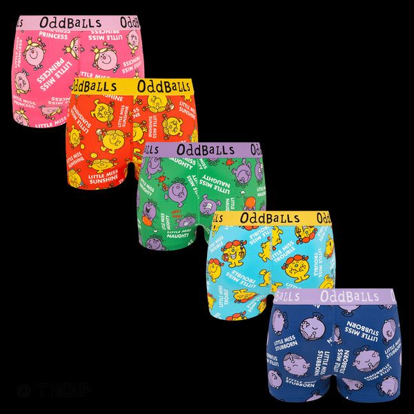 Little Miss Bundle - Ladies Boxer Shorts 5 Pack Bundle