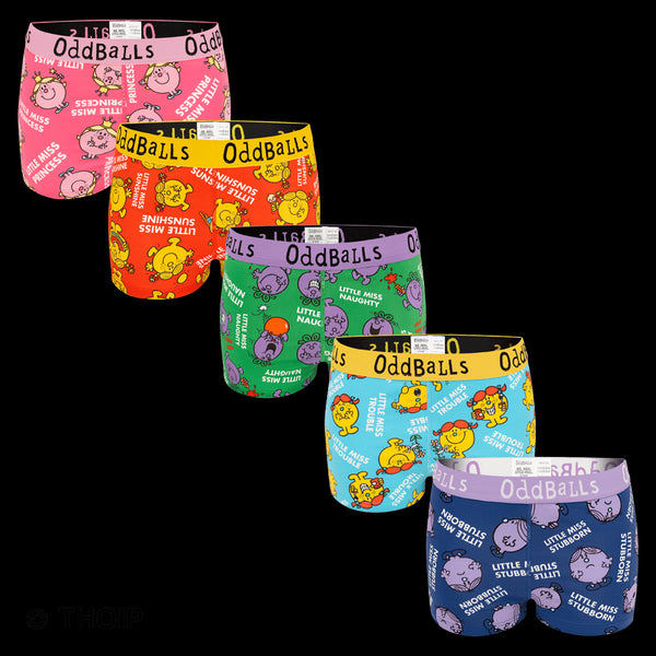 Little Miss Bundle - Ladies Boxer Shorts 5 Pack Bundle