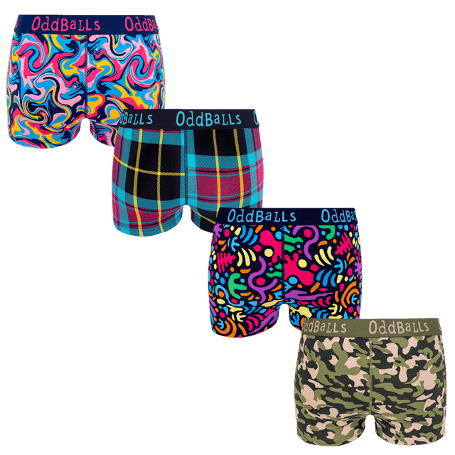 Adventure Bundle - Ladies Boxer Shorts 4 Pack Bundle