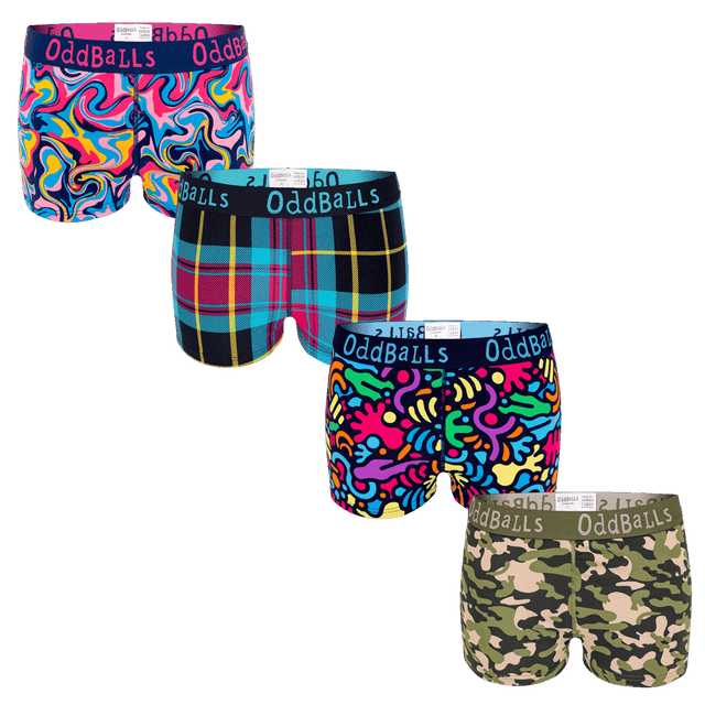 Adventure Bundle - Ladies Boxer Shorts 4 Pack Bundle