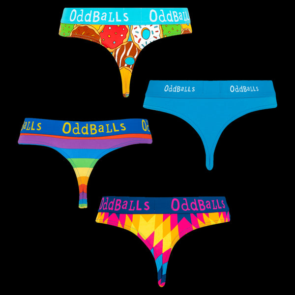 Aurora Bundle - Ladies Thong 4 Pack Bundle