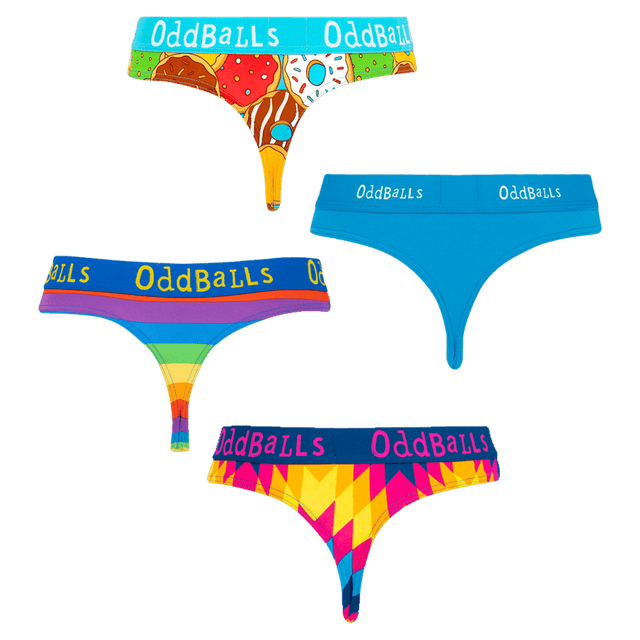 Aurora Bundle - Ladies Thong 4 Pack Bundle