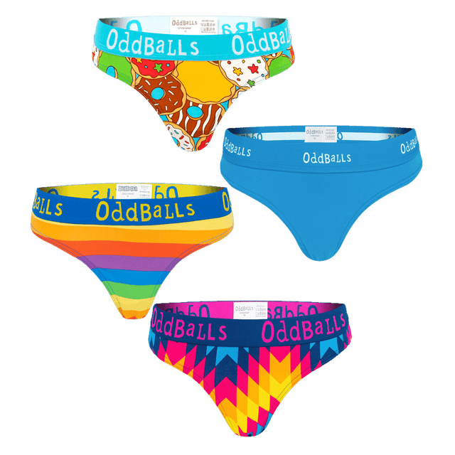 Aurora Bundle - Ladies Thong 4 Pack Bundle