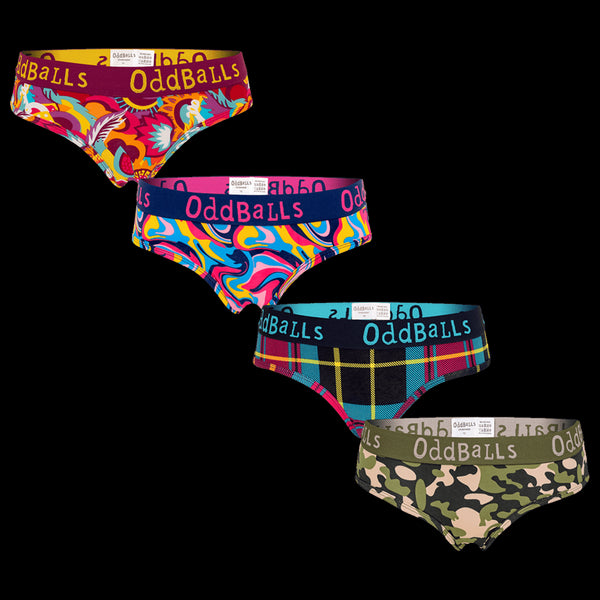 Autumnal Bundle - Ladies Briefs 4 Pack Bundle