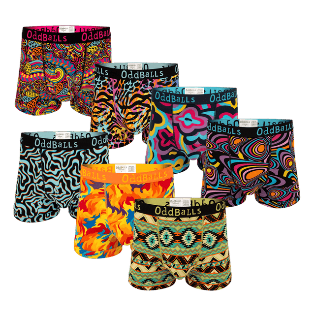 Best of 2024 Bundle - Mens Boxer Shorts 7 Pack