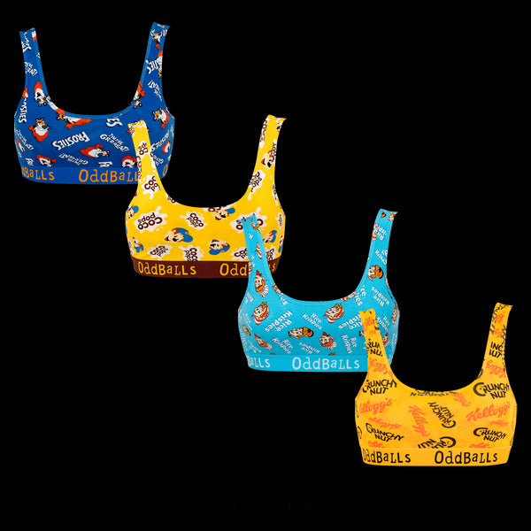 Kelloggs Variety Pack - Ladies Bralette 4 Pack