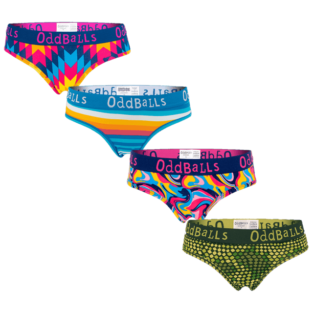 Fiery Bundle - Ladies Briefs 4 Pack Bundle