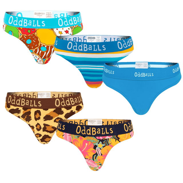 Frosted Bundle - Ladies Thong 5 Pack Bundle