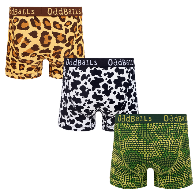 Jungle Bundle - Mens Boxer Briefs 3 Pack Bundle