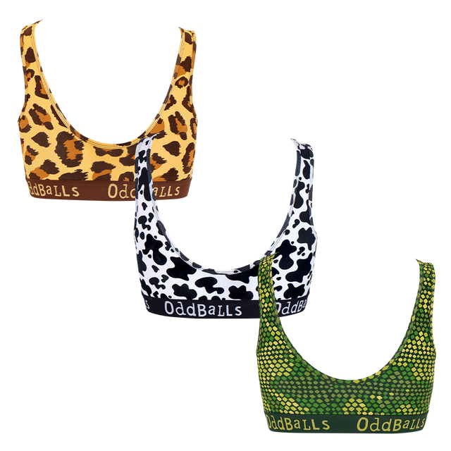 Jungle Bundle - Ladies Bralette 3 Pack Bundle